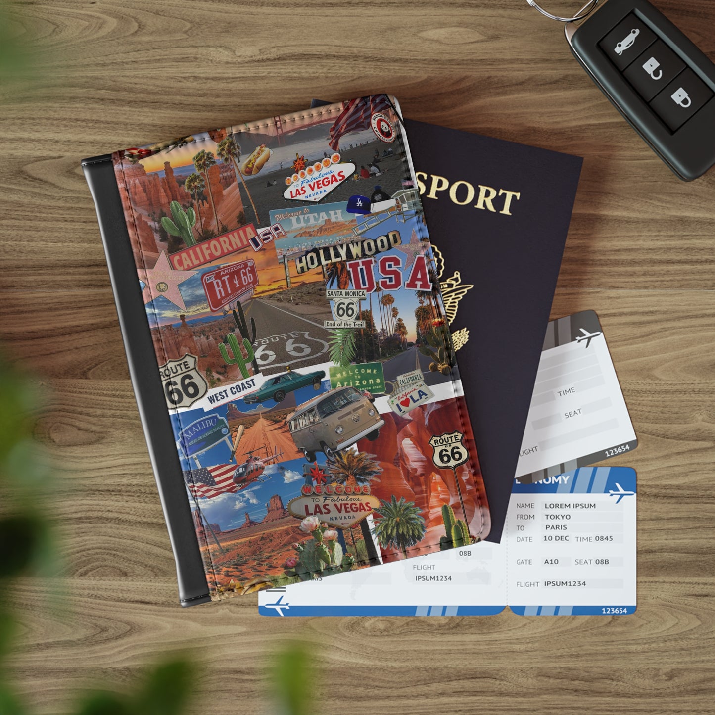 Route 66 Passport Cover