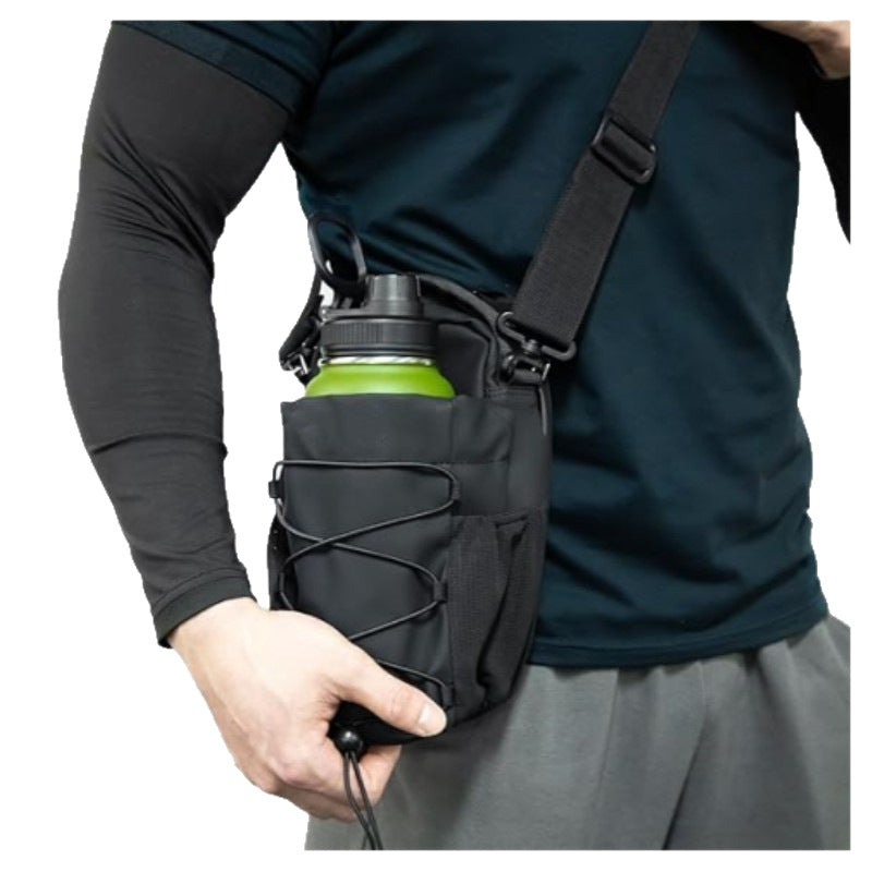 Fitness Gym Bag For Men And Women Sling Bottle With Magnetic Attachment