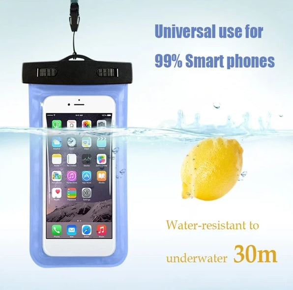 3 Pack Waterproof Cell Phone Pouch Dry Bag Germ Free Case Cover