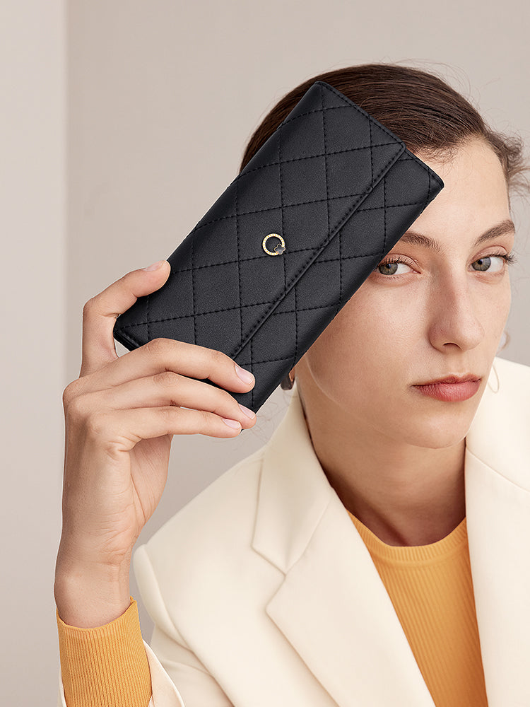 Leather Diamond Wallet