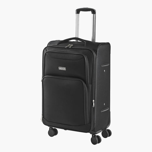 Premium 24" Softsided Expandable, Spinner Wheels, Checked Medium Luggage, TSA Lock
