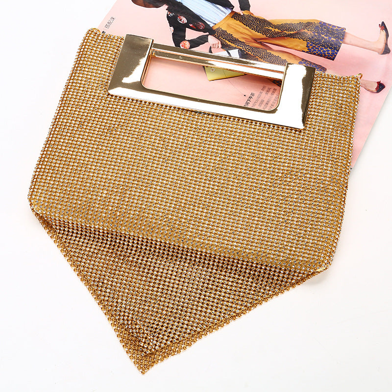 Diamond-Encrusted Handmade Ladies Evening Bag