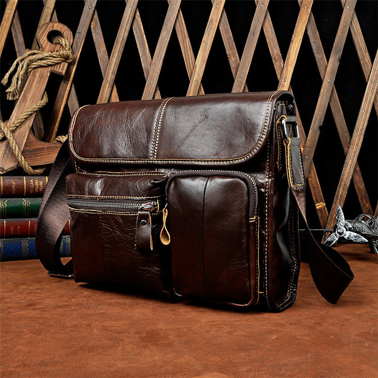 Leather Messenger Bag