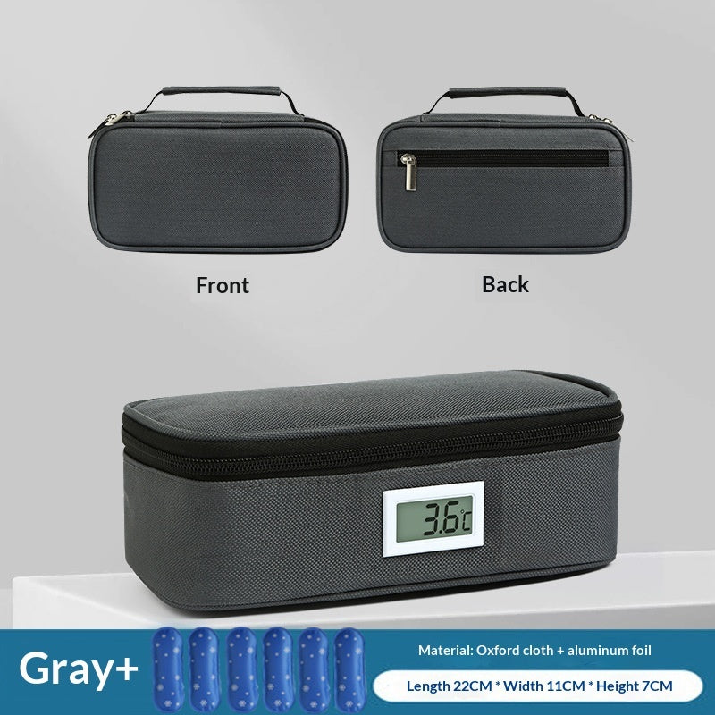 Portable Insulated Travel Bag For Refrigerating Insulin Eco Friendly
