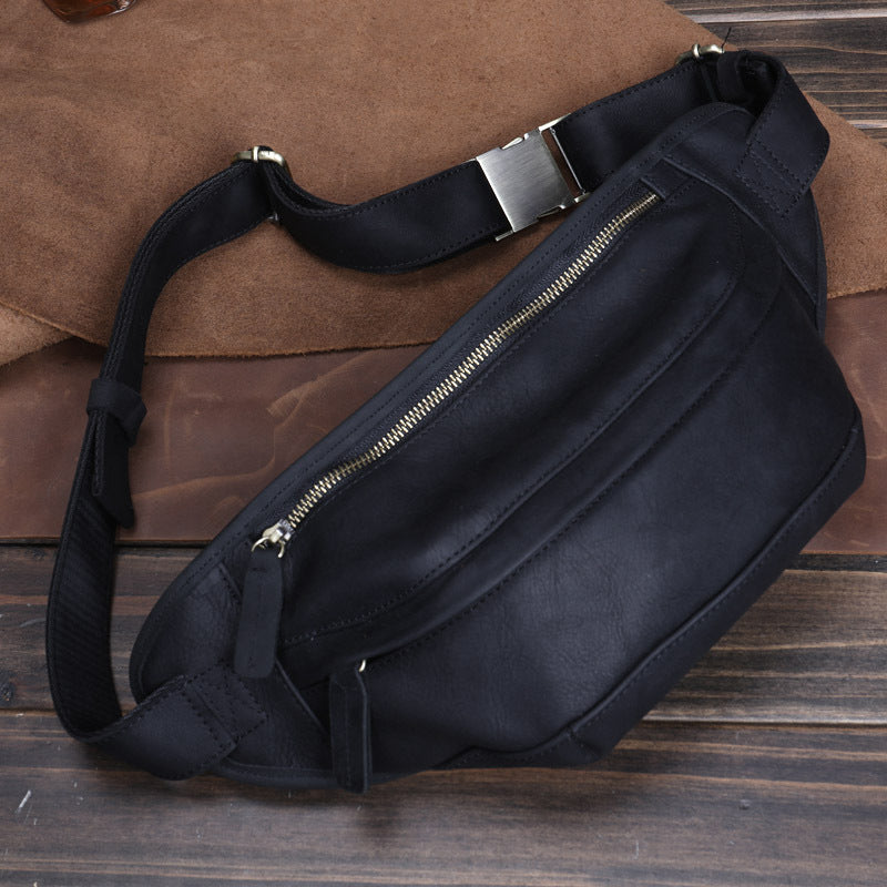 Leather Sports Crossbody Bag