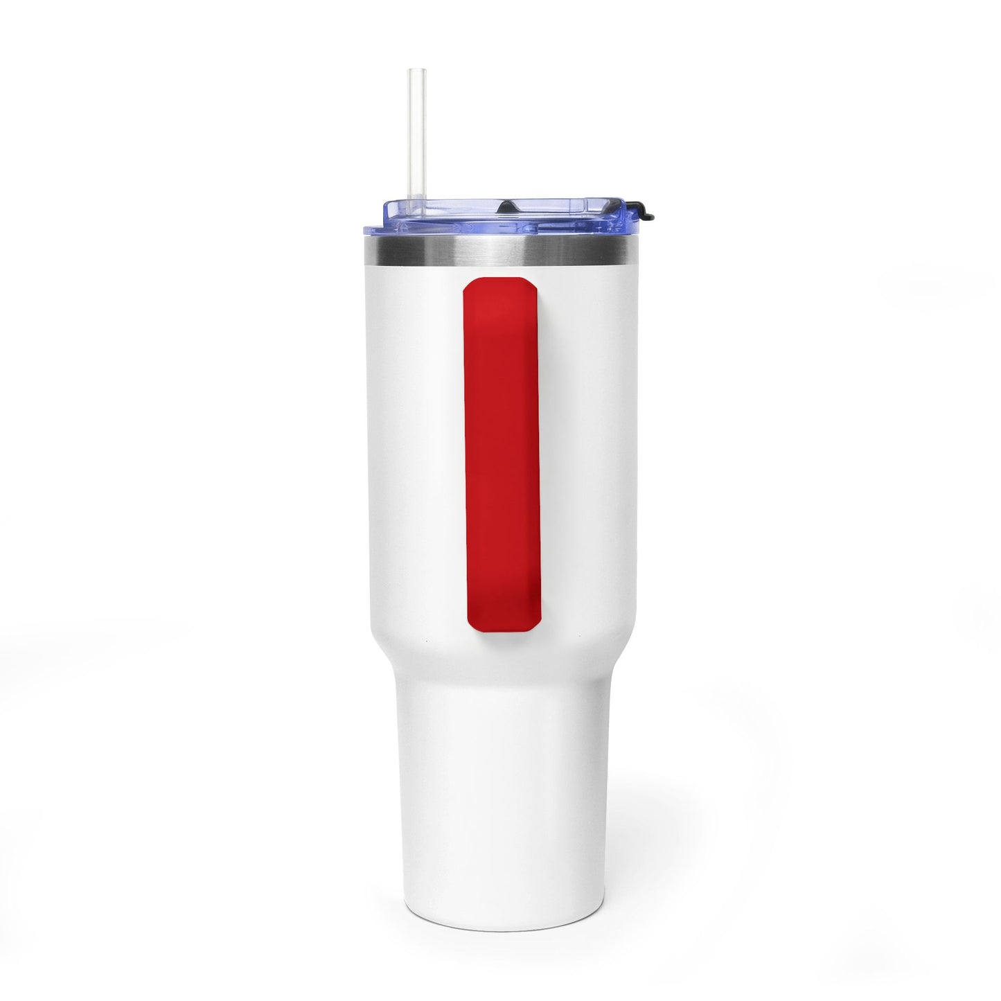 40oz Vacuum Tumbler – Insulated Travel Mug with Straw (Bag Lady From Philly Logo)