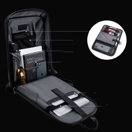 ARCTIC HUNTER Hard Shell Men's Anti-theft BACKPACK