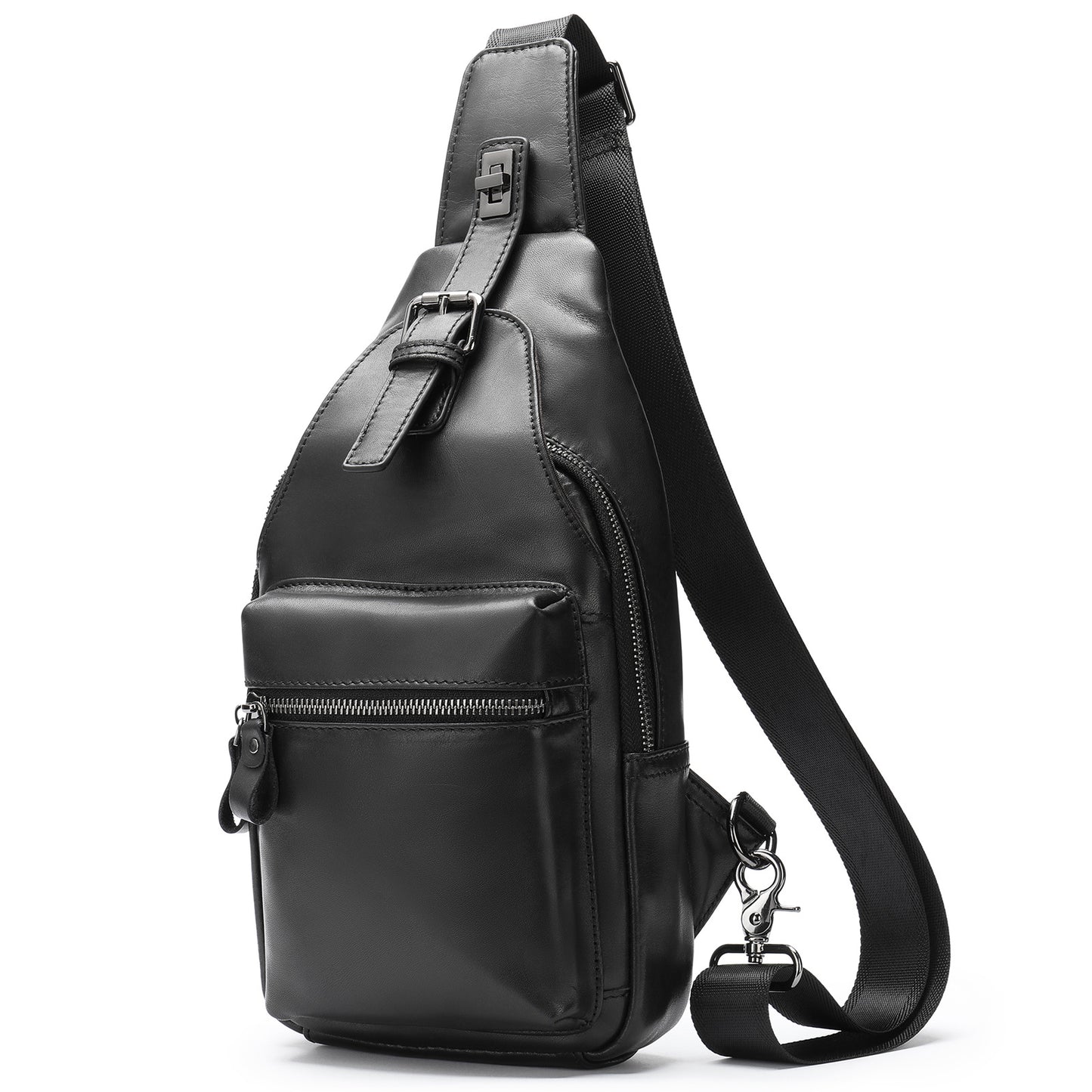 Men's Leather Crossbody