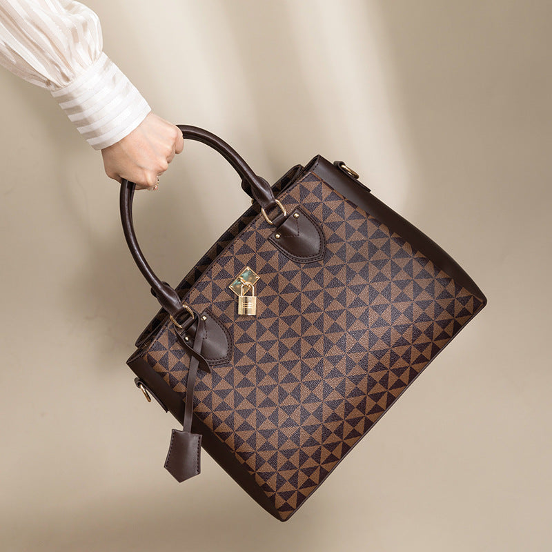 BLP Iconic GEOMETRIC Design Tote Handbag