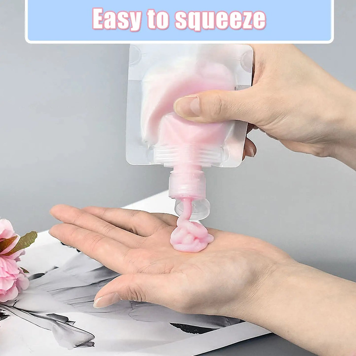 Transparent Travel Refillable Pouches