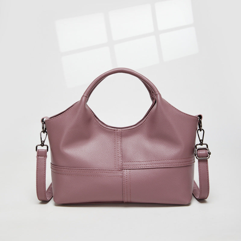 FIGLIA DELLA MADRE Large Capacity Advanced Texture Handbags