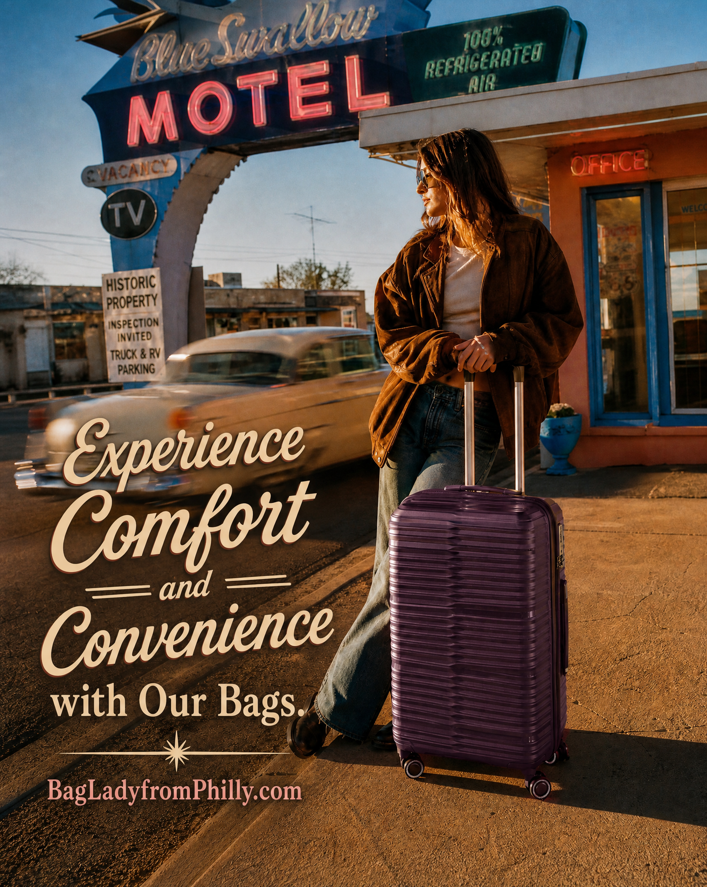 KINGSESSING 20-inch CARRY ON TRAVEL BAG
