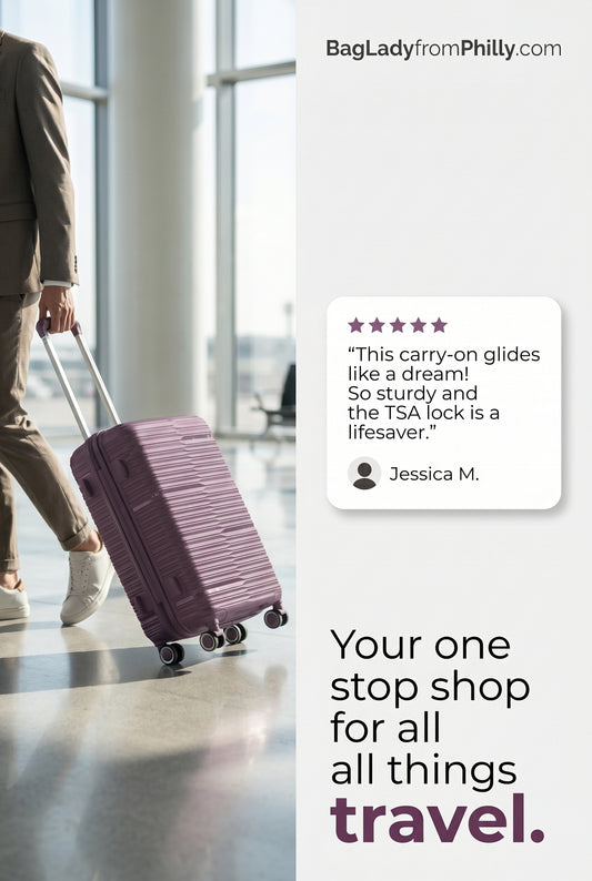 KINGSESSING 20-inch CARRY ON TRAVEL BAG