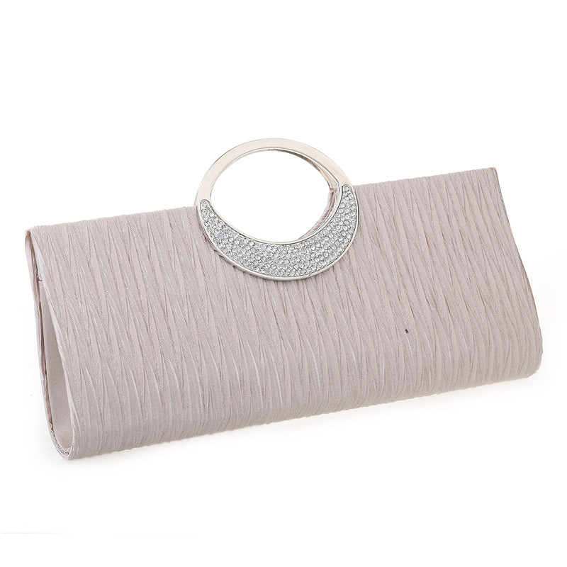Pleated Diamond Dinner Bag