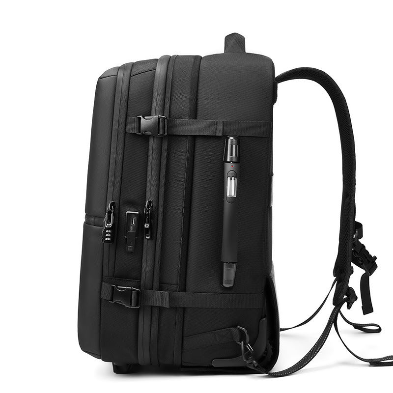 FINANCIAL DISTRICT Executive Travel Backpack on wheels