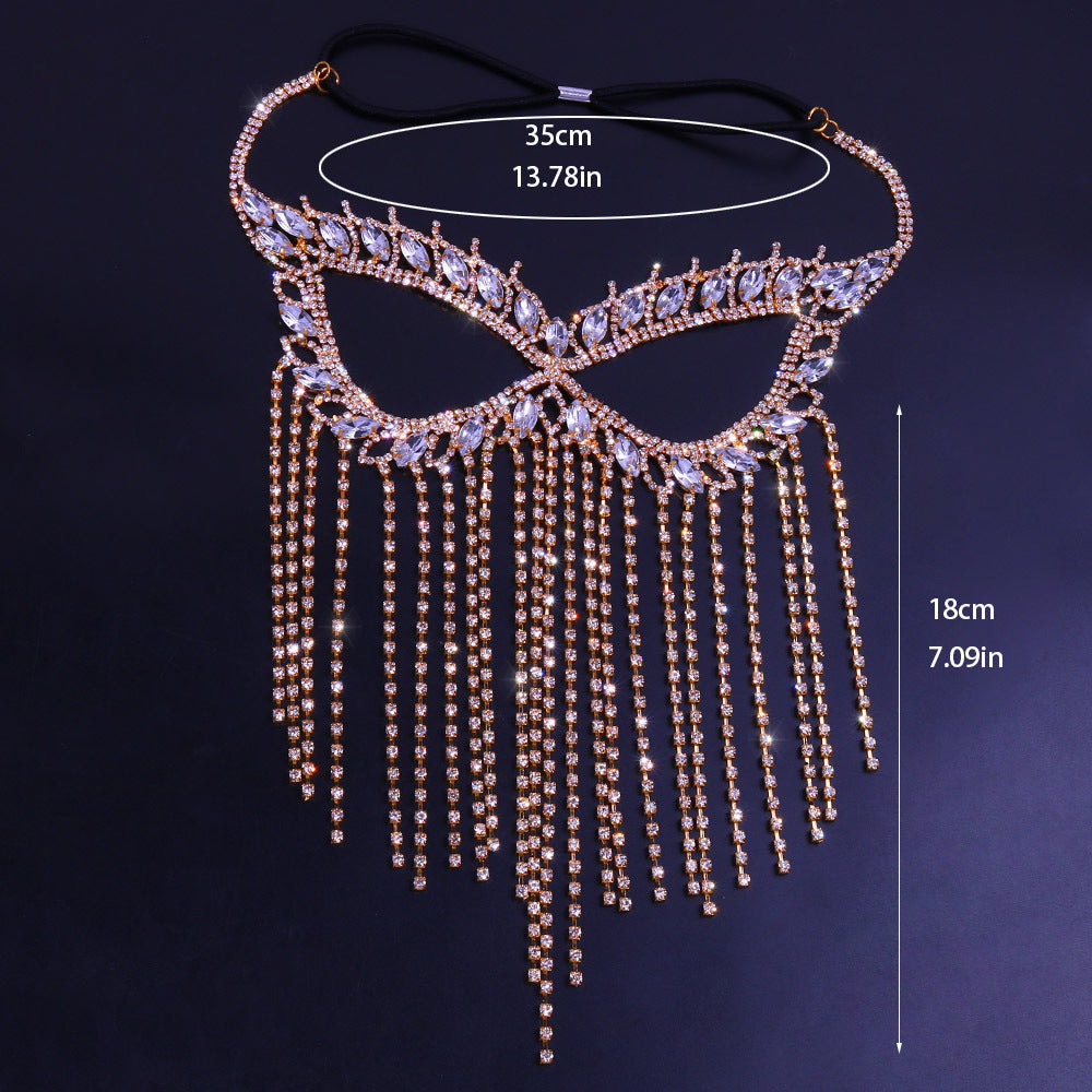 Rhinestone Prom Mask