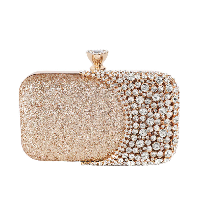Diamond Inlaid Evening Bag