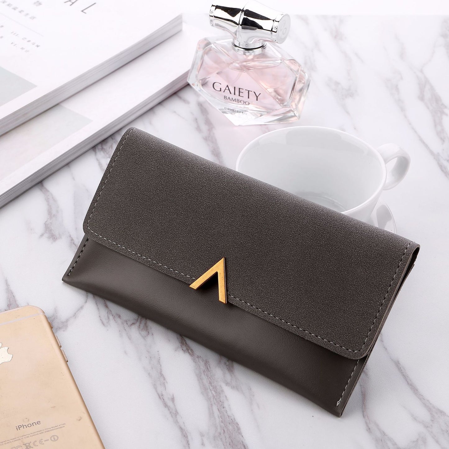 Signature V Long Ladies Wallet