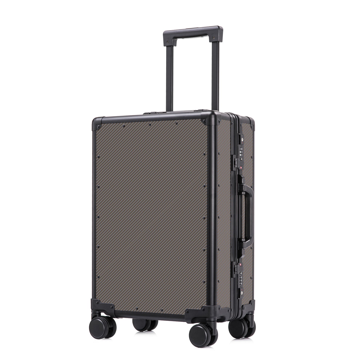 High Performance Carbon-fiber 20" 24" Suitcase With Aluminum Frame