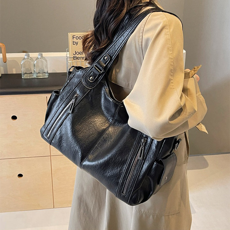 Autumn Winter Zipper Women's Handbag