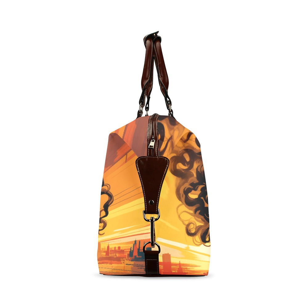 Woman Radio Host Flight Bag