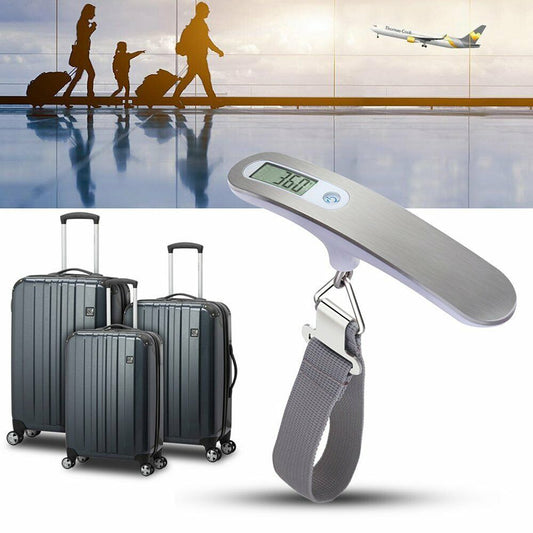 Portable LCD Digital Hanging Suitcase Baggage Travel Scale With Belt For Electronic Weight Tool 50kg/110lb