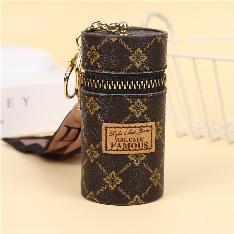 Designer Mini Lipstick Key Chain Bag
