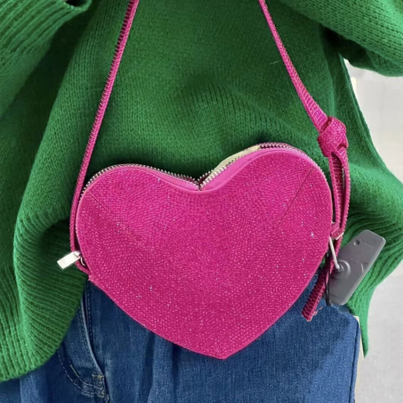 Love Heart Shape Shoulder Bag