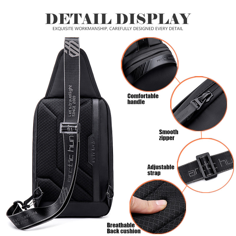 ARCTIC HUNTER Crossbody Sling Bag Men Women, Casual Shoulder, for Hiking Travel