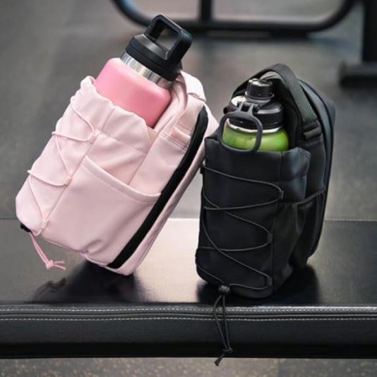 Fitness Gym Bag For Men And Women Sling Bottle With Magnetic Attachment