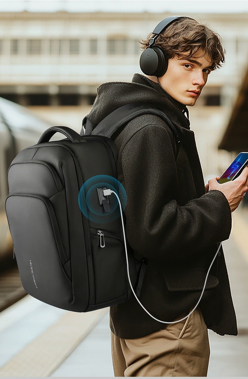 HEROIC KNIGHTS High-Capacity Commuter Laptop Backpack
