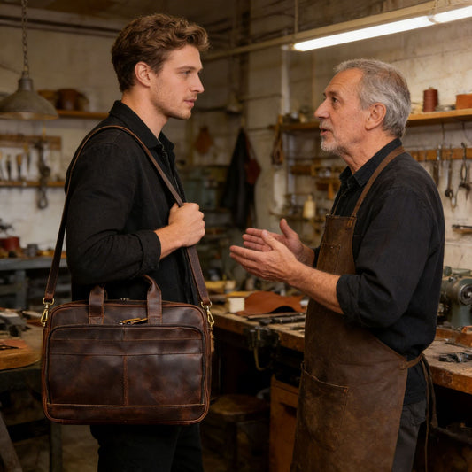 RITTENHOUSE BUSINESS LEATHER Briefcase