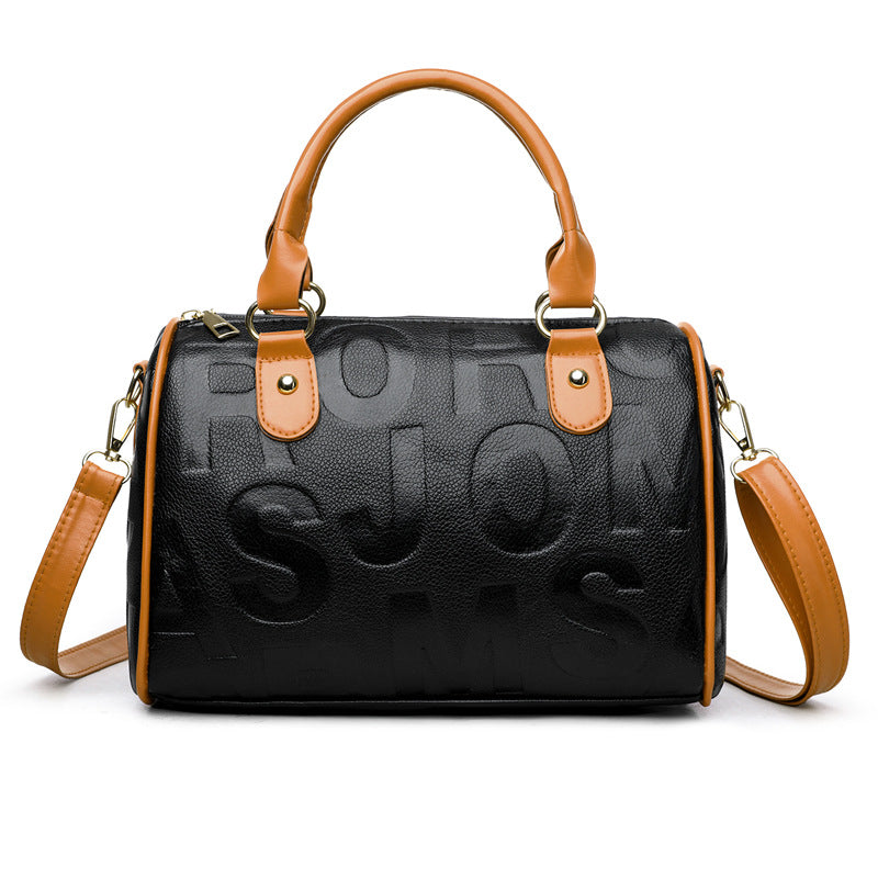 Monogram ICONIC Barrel Large-capacity Hand Bag