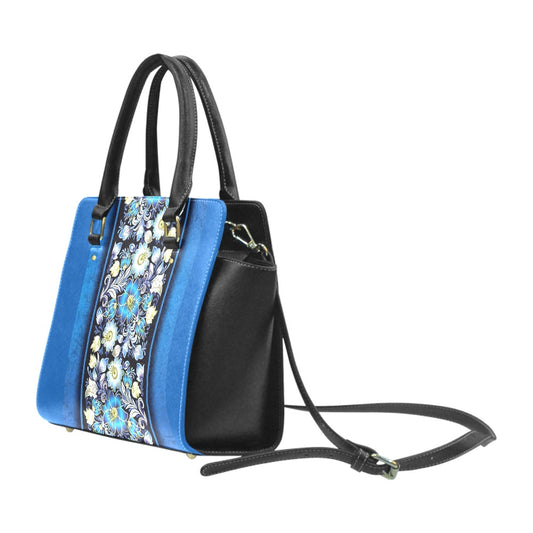 Blue Flower Shoulder Bag