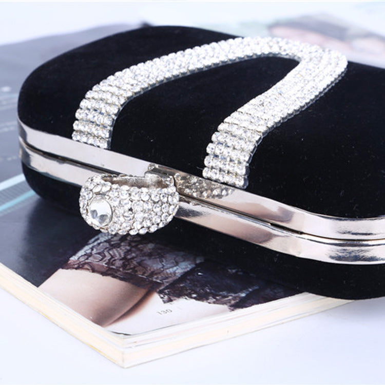 Bridal Velvet Clutch Evening Bag