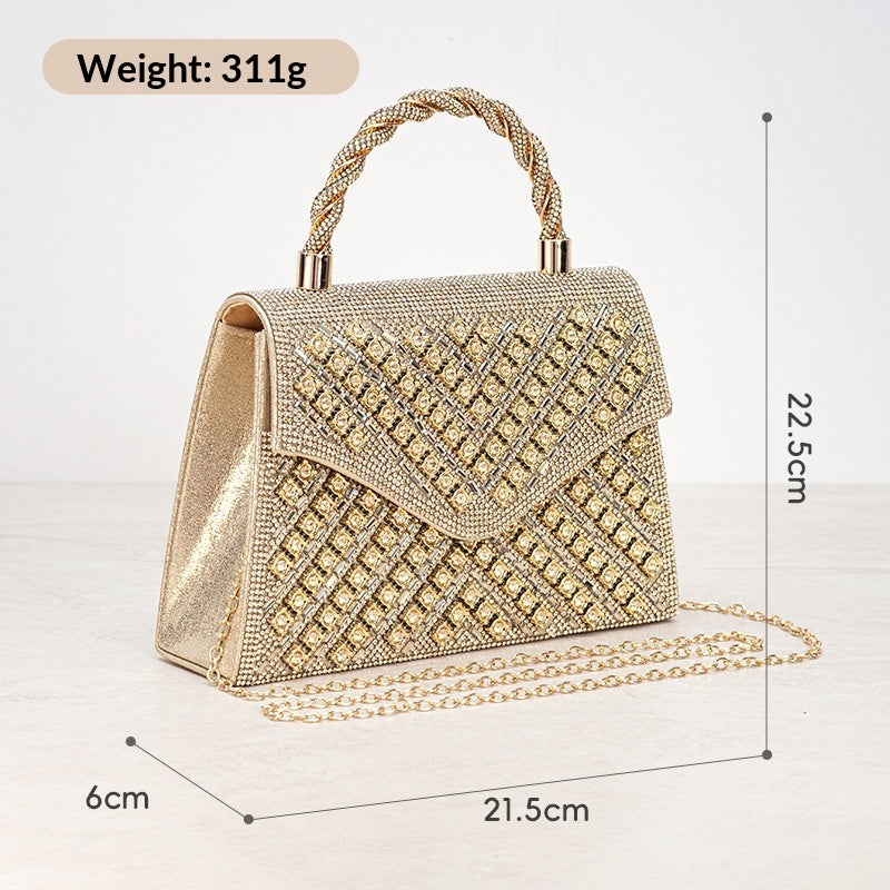 Inlaid Diamonds Banquet Bag