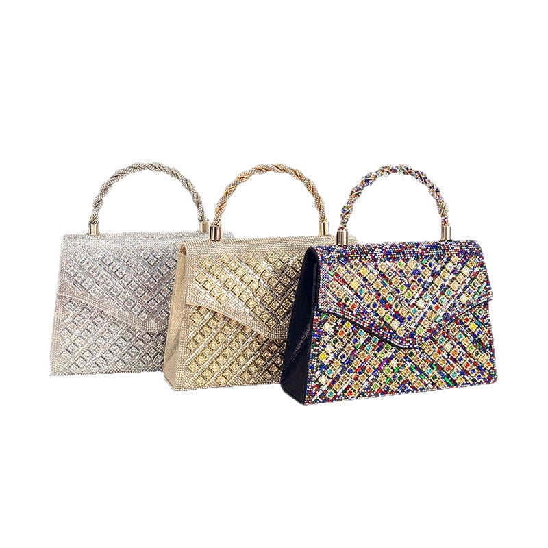 Inlaid Diamonds Banquet Bag