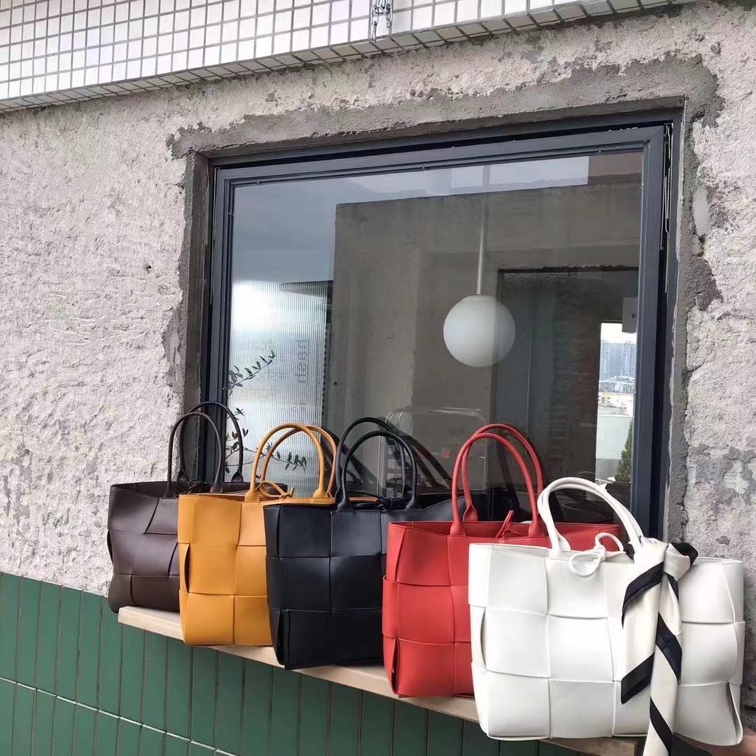 BLP Exceptional Woven Leather Tote Bag