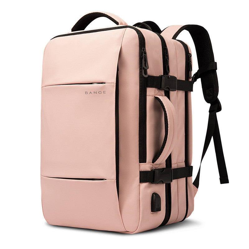 BANGE Foldable Large Capacity Business Travel Bag Waterproof Backpack