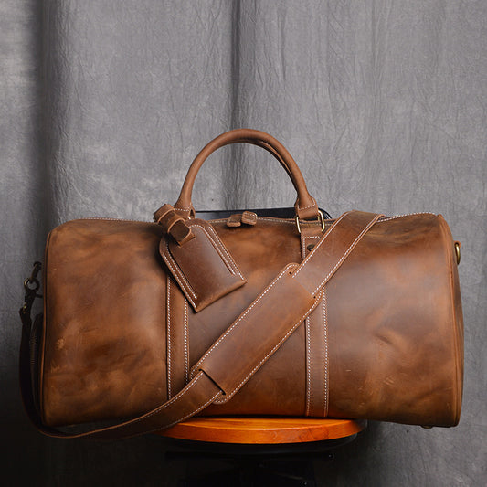 Cowhide Leather Duffle Bag
