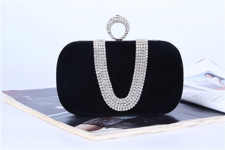 Bridal Velvet Clutch Evening Bag