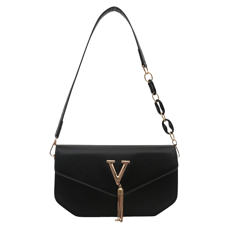 Signature V Series Fashionable Women's Shoulder Handbag