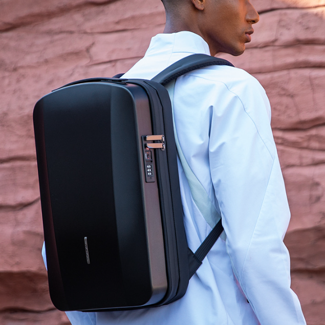 Hard Shell Anti-Theft Backpack with TSA Approved Lock