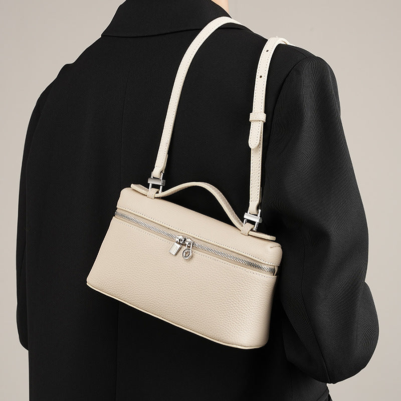 Exceptional Women's First Layer Cowhide Portable Box Hand Bag