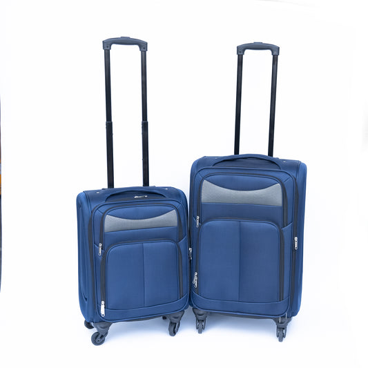 FLIGHT CREW ELITE BLUE 20" 24"  Two-piece Suitcase Set Universal Wheel