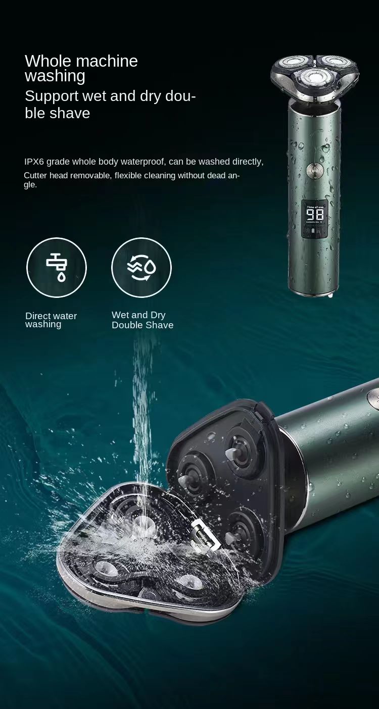 Men's Electric Triple Head Razor