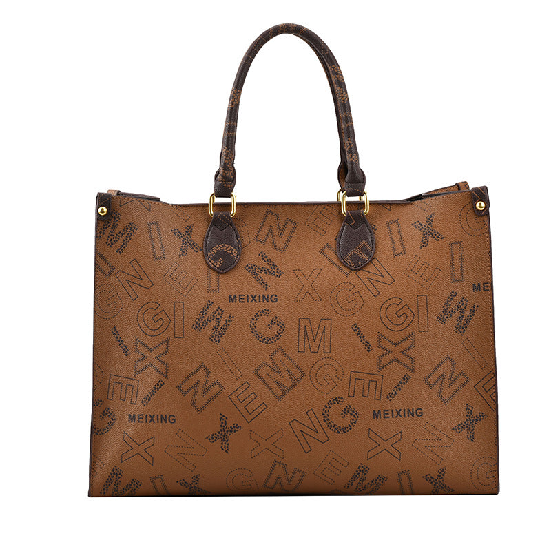 Designer Print Large Capacity Tote Bag