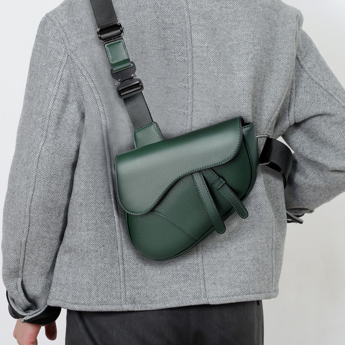 Unisex Saddle Crossbody Bag