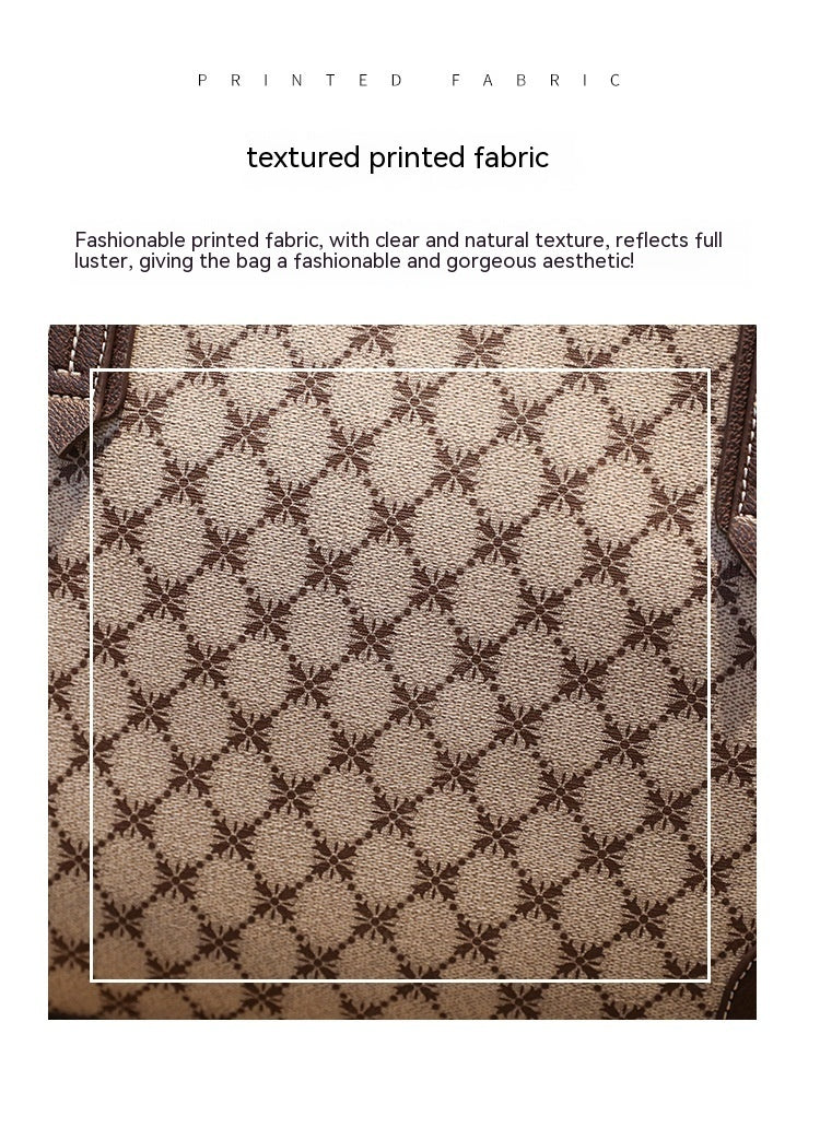 Designer Printed Large Shoulder Bag