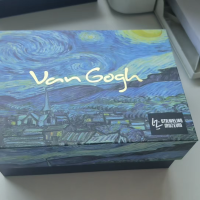 VAN GOGH High Appearance Light Luxury Men's Luminous Blue Mechanical Watch Bohui Series